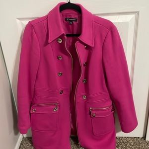 INC Pink Pea Coat size Large - worn once